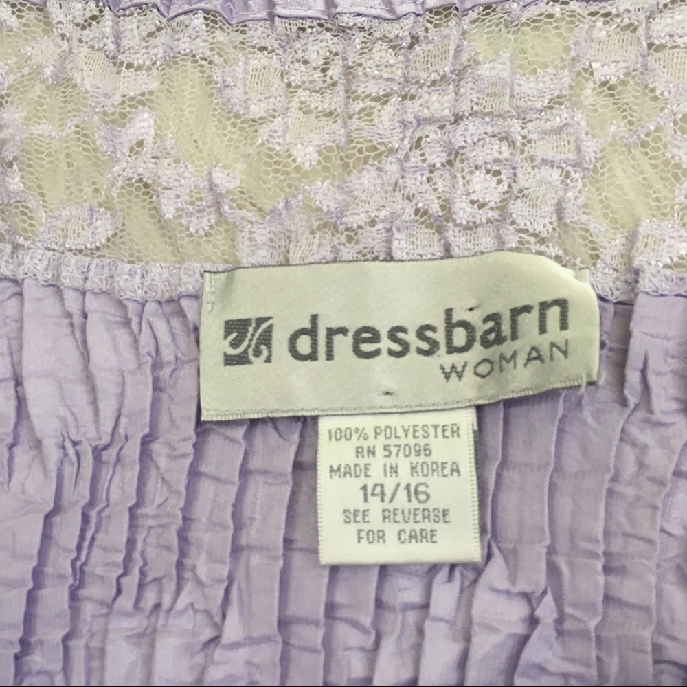 💜SOLD💜Dress Barn Womens Purple Sleeveless Top - Picture 4 of 5